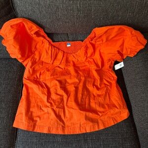 OLD NAVY Waist defined top. BRAND NEW. Tag still on.  100% Cotton.